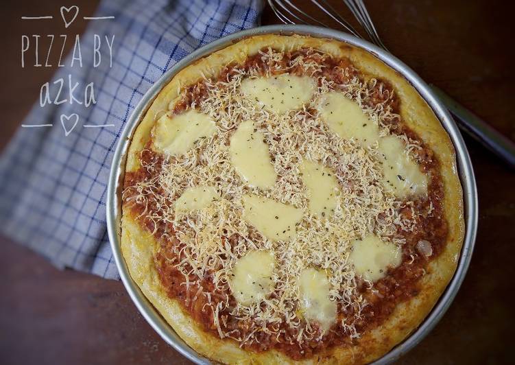 Pizza tanpa ulen (teflon dan oven)