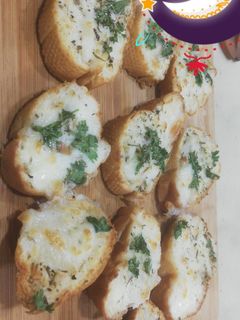 صورة لوصفة خبز بالثوم والجبن 👍😋