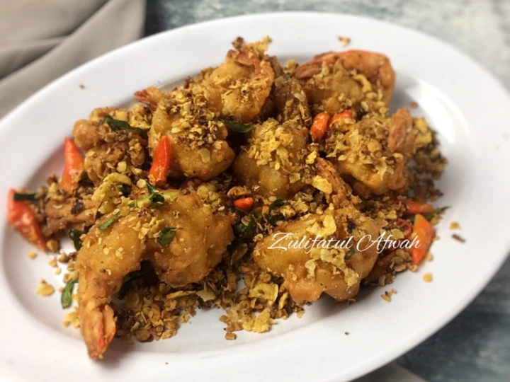 Cara Gampang Membikin Resep Udang Goreng oatmeal yang Sempurna Anti Ribet, Bisa Manjain Lidah