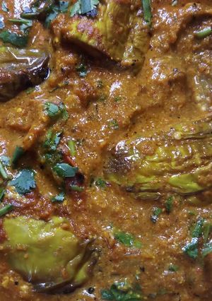 A picture of Chatpate Baingan.