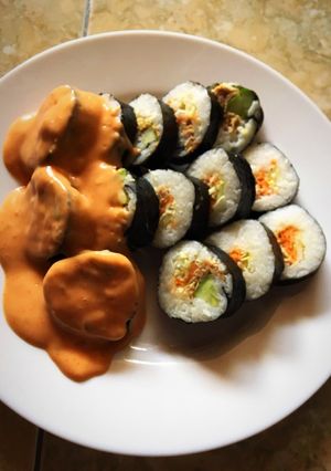 Foto resep Sushi tuna pedas