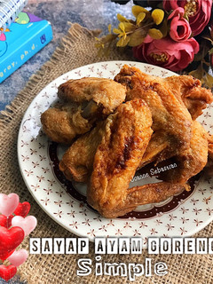 Foto resep Sayap Ayam Goreng Simple -Keto