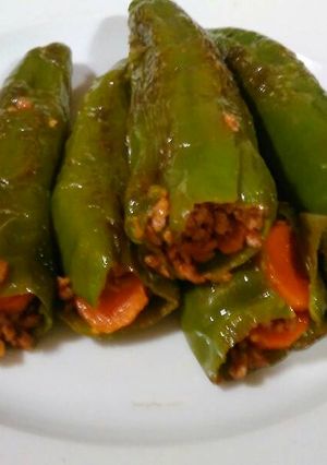 Foto principal de Pimientos verdes rellenos sin gluten