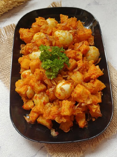 Foto resep Sambel goreng kentang telur puyuh