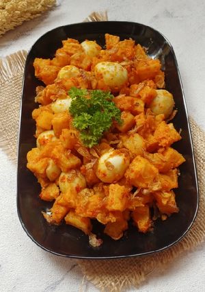 Foto resep Sambel goreng kentang telur puyuh
