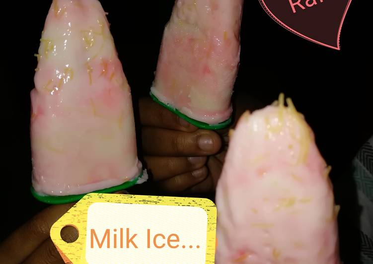 Recipe of Speedy Milk Ice..