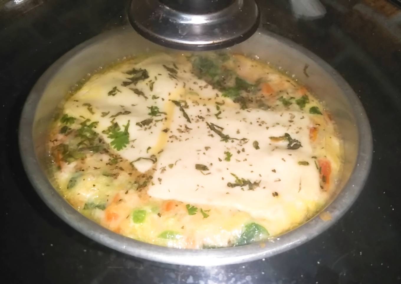 Egg pizza