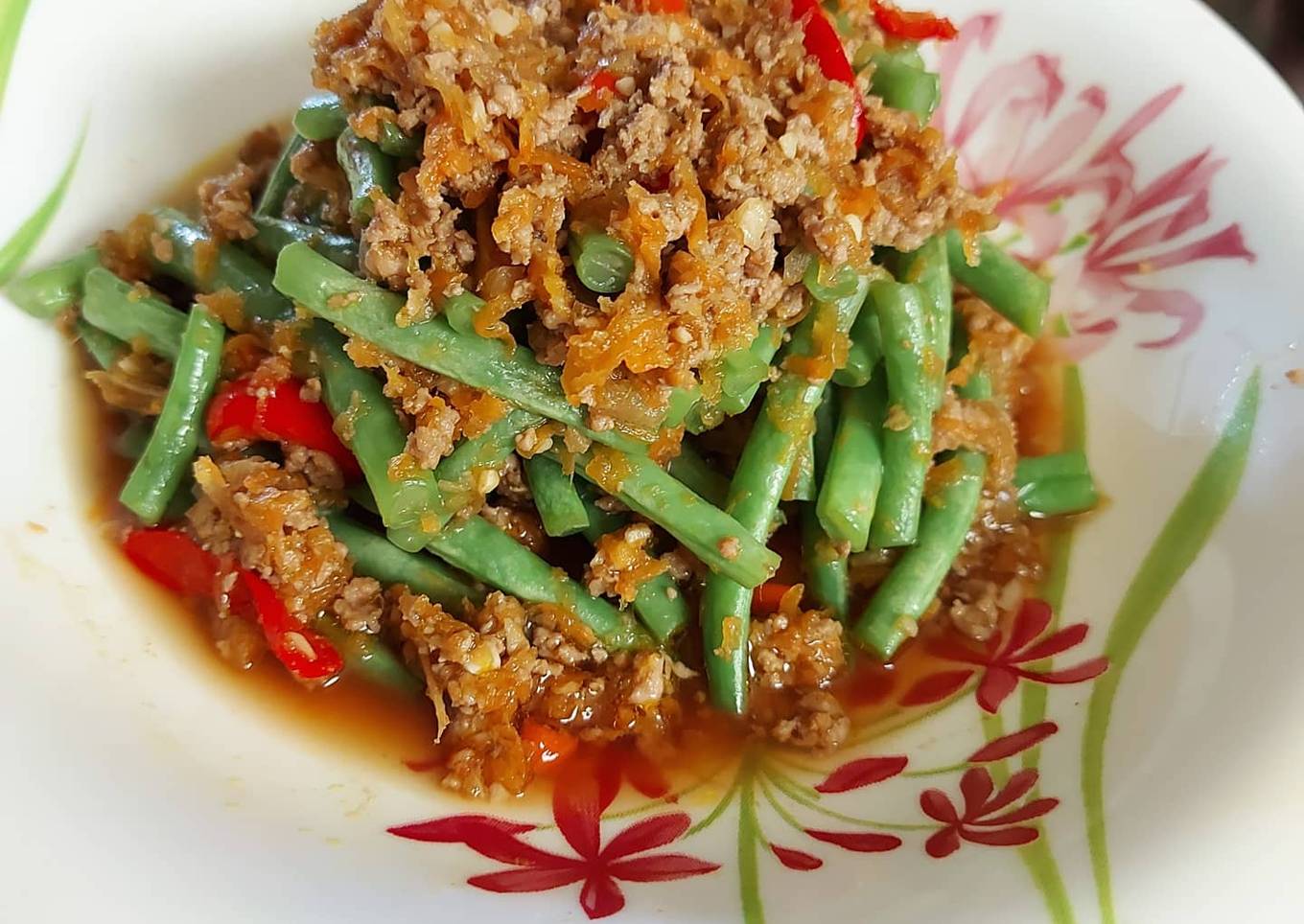 Baby Buncis Daging Sapi