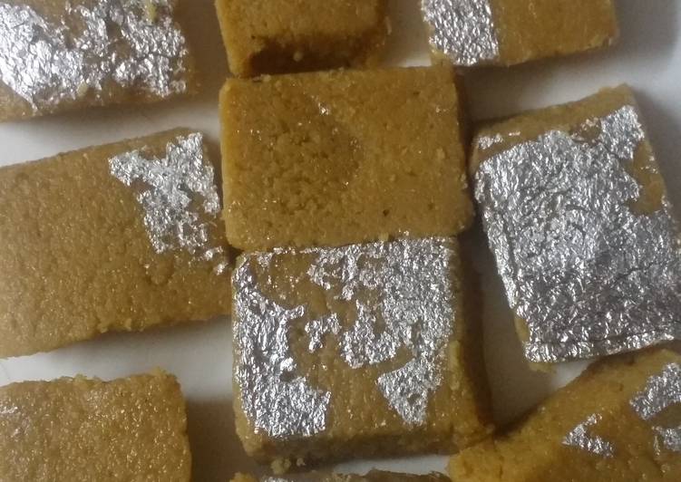 Recipe of Perfect Fresh Coconut Khoya burfi