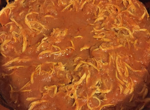 Una foto de Tinga de pollo