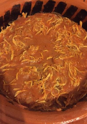 Una foto de Tinga de pollo