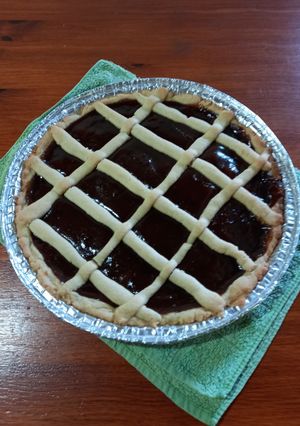 Una foto de Pasta Frola con masa sin Manteca (usamos aceite)