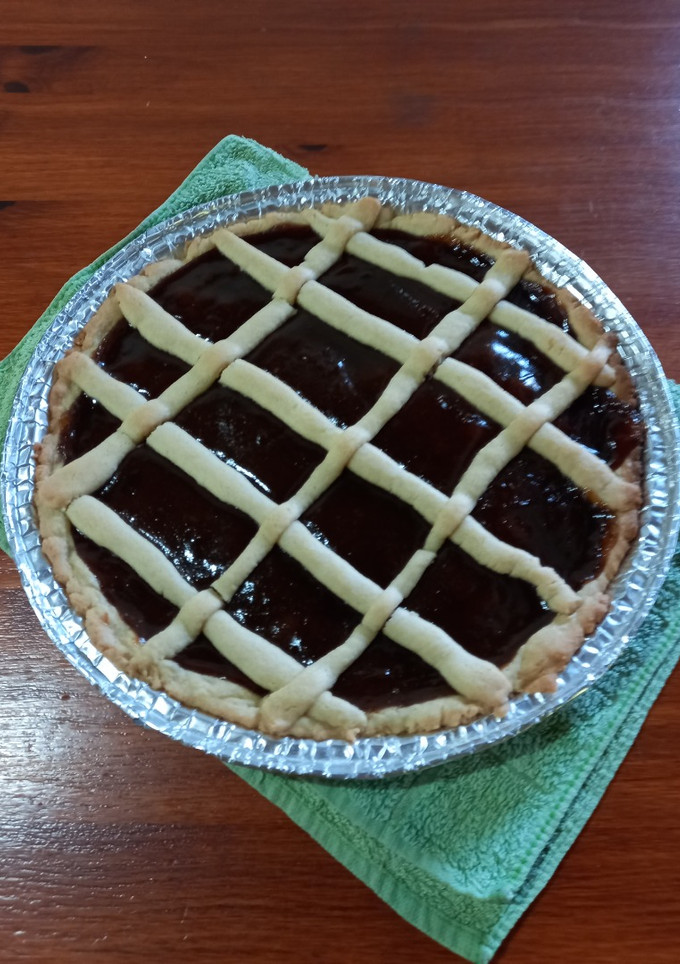 Una foto de Pasta Frola con masa sin Manteca (usamos aceite)