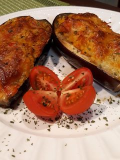 Töltött padlizsán hús nélkül recept fotója
