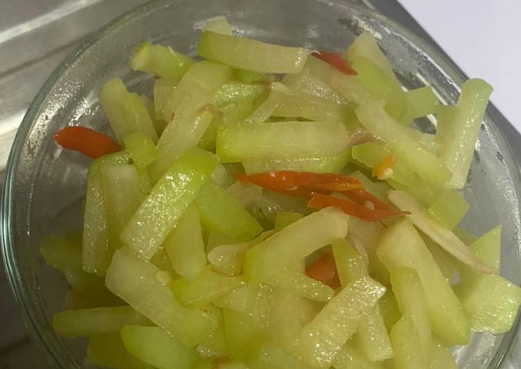 Resep Tumis labu siam yang Enak