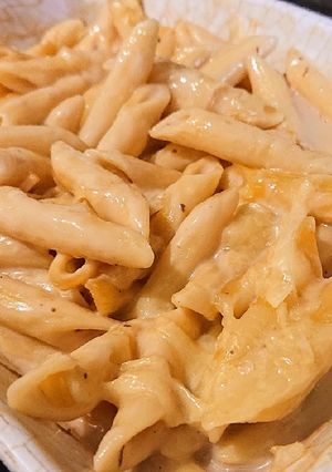A picture of Mushroom Pasta.