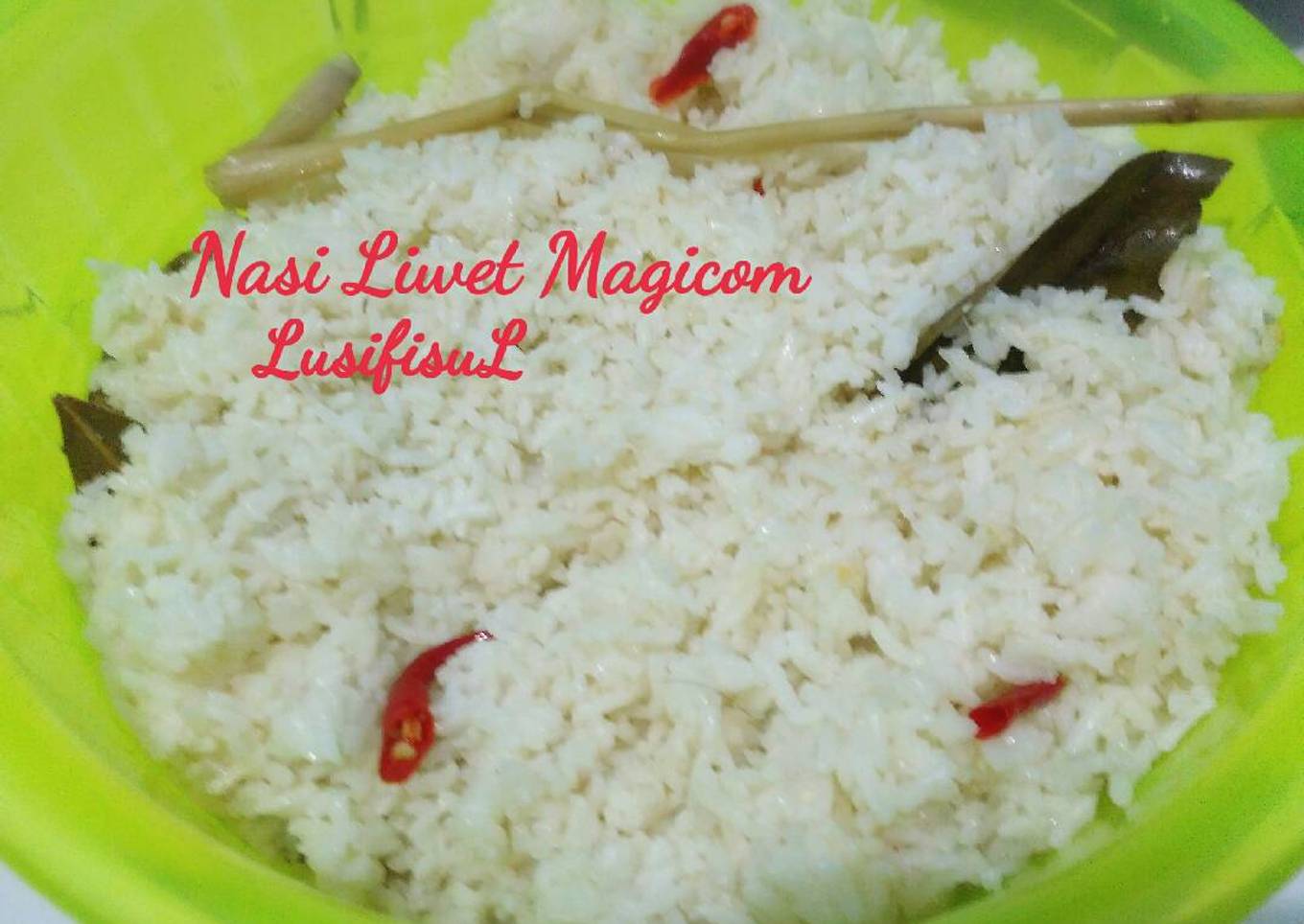 Nasi Livet Magic (sangat mudah)