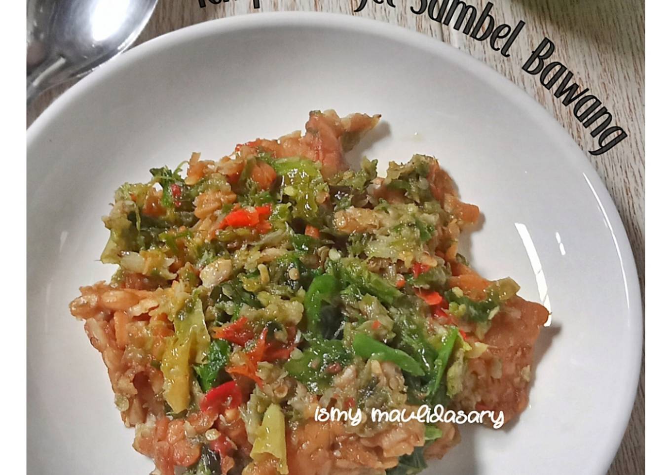 Tempe Penyet Sambal Bawang (versi simple)