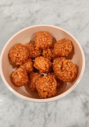 A picture of Quick boondi laddo.