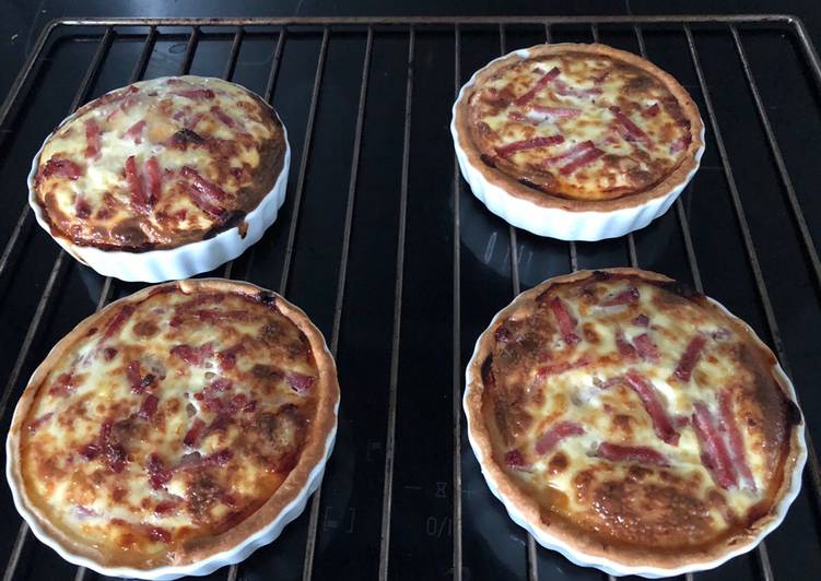 Comment Faire Des Quiche maroilles et bacon