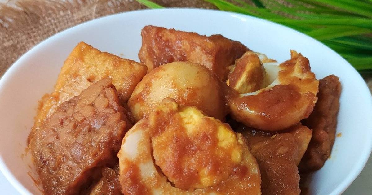 Resep Semur Tahu Telur Dan Tempe Oleh Rahayu Sartika Br Sembiring