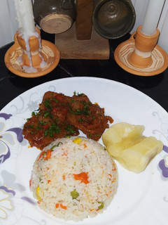Una foto de Cerdo en salsa BBQ