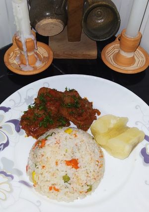Una foto de Cerdo en salsa BBQ