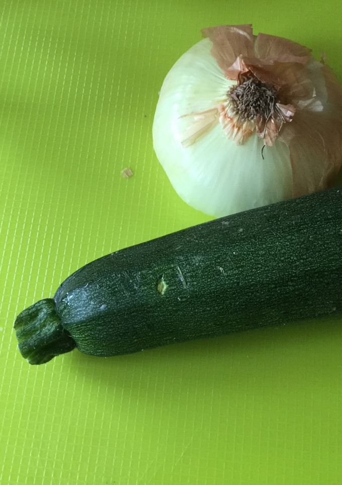 Una foto de Bechamel (falsa) de calabacín(especial dietas)