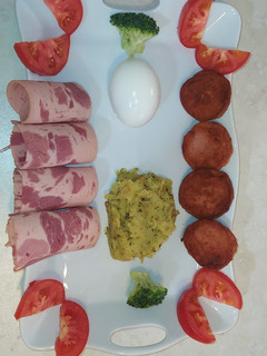 A picture of Breakfast plate.