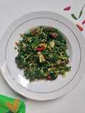 Tumis Ebi Daun Singkong