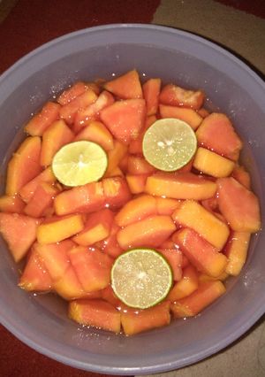 Foto resep Asinan Pepaya Segar
