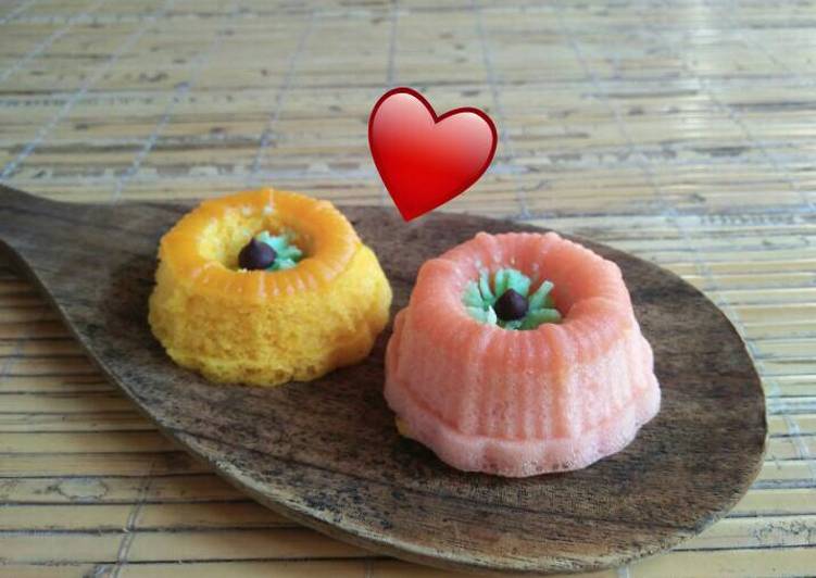 Bagaimana Menyiapkan Cotton cake kukus-super lembut dan ringan yang Lezat