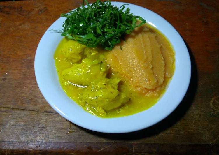 Polenta com Frango Amarelo - Tudogosreceitas