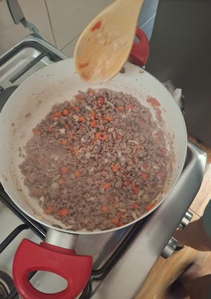 Una foto de Pasta con carne