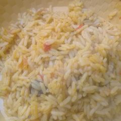 A picture of Jollof rice.