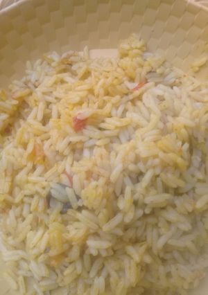A picture of Jollof rice.
