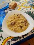 Risotto de setas y foie thermomix