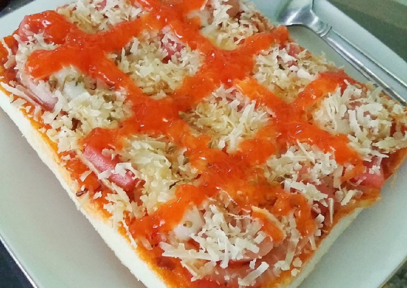 Pizza Roti Tawar Simple