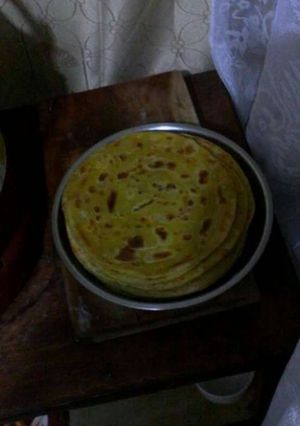 A picture of Butternut chapatis.