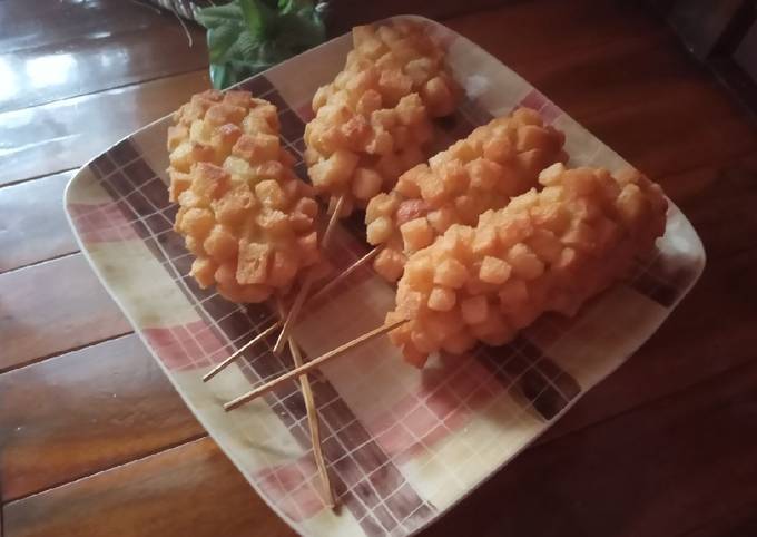 Resep: Corndog roti tawar Bahan Sederhana