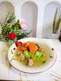 Sup Bakso Wortel Gambas simpel