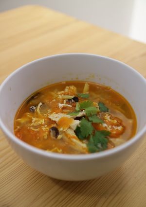 A picture of Hot and Sour Soup ⭐️⭐️⭐️⭐️.
