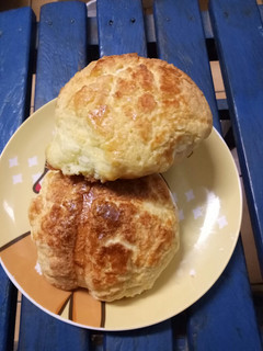 波蘿麵包，中種加湯種 的食譜成品照片