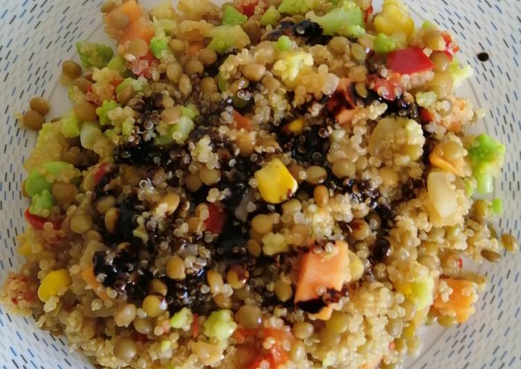Quinoa con verduras Receta de mi casa mi tiempo- Cookpad