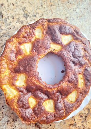 Una foto de Bizcocho de avena y piña
