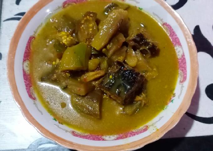 Resep Terong Santan Ikan Pe Asap Resep Terong Santan Ikan Pe Asap