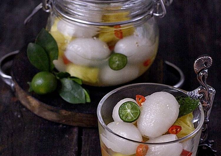 Bumbu Asinan Rambutan-Nanas | Cara Buat Asinan Rambutan-Nanas Yang Sedap