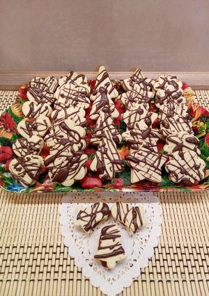 Vaníliás pudingos keksz recept fotója