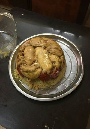 صورة لوصفة رز بصدر الدجاج