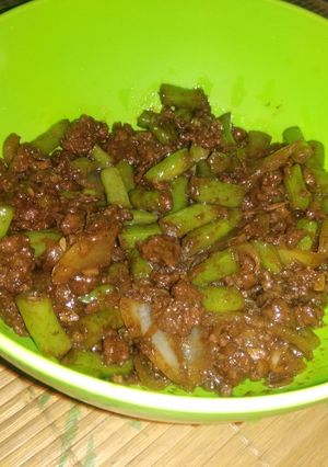 Foto resep Tumis buncis daging giling